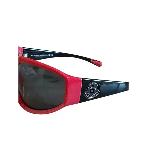 Moncler Sunglasses ML0248 Pentagra 75A Magenta/Smoke Lenses display picture 1